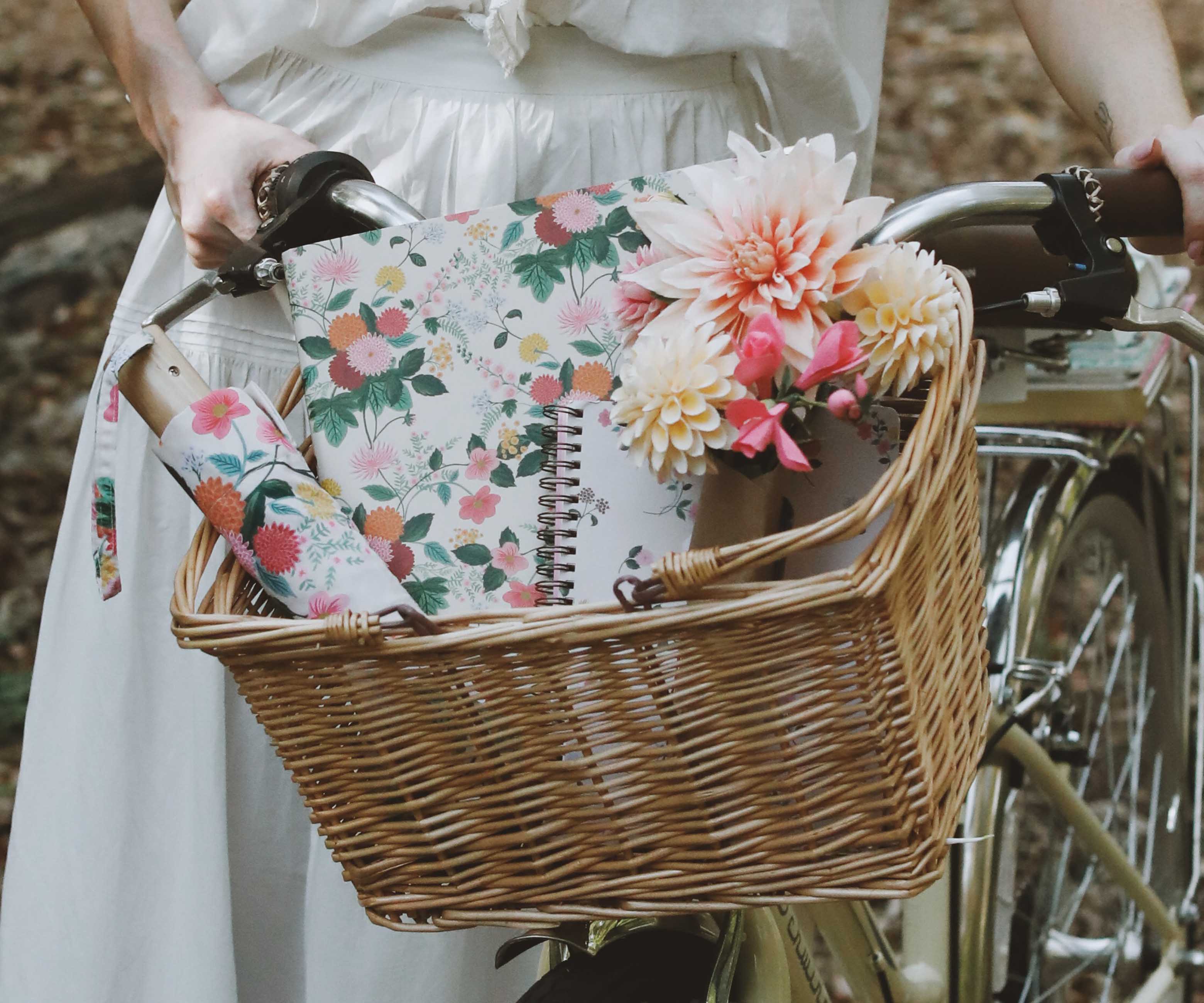 Spiral Notebook - Ditsy Dahlia