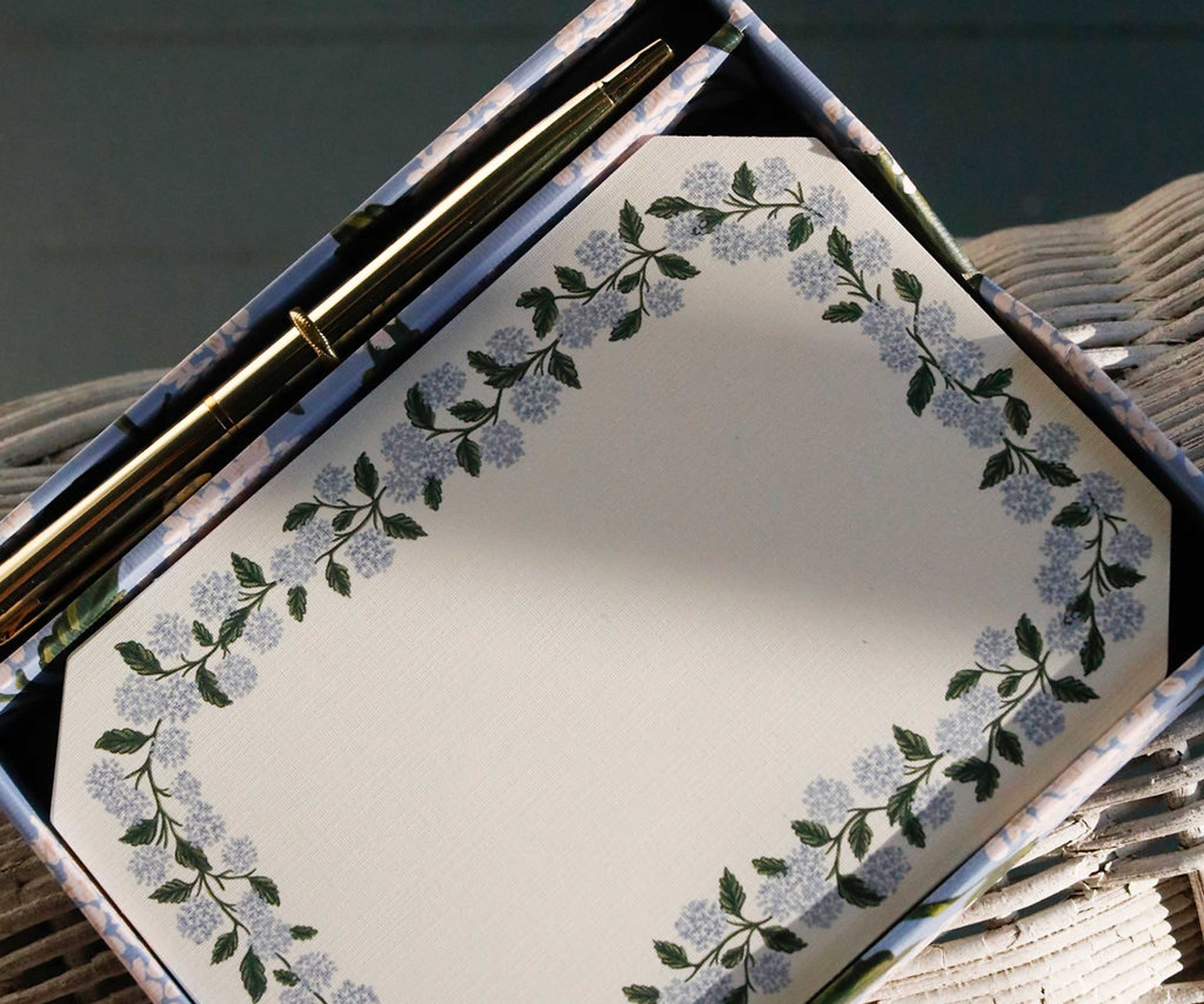 Hydrangea Desk Treasures Set