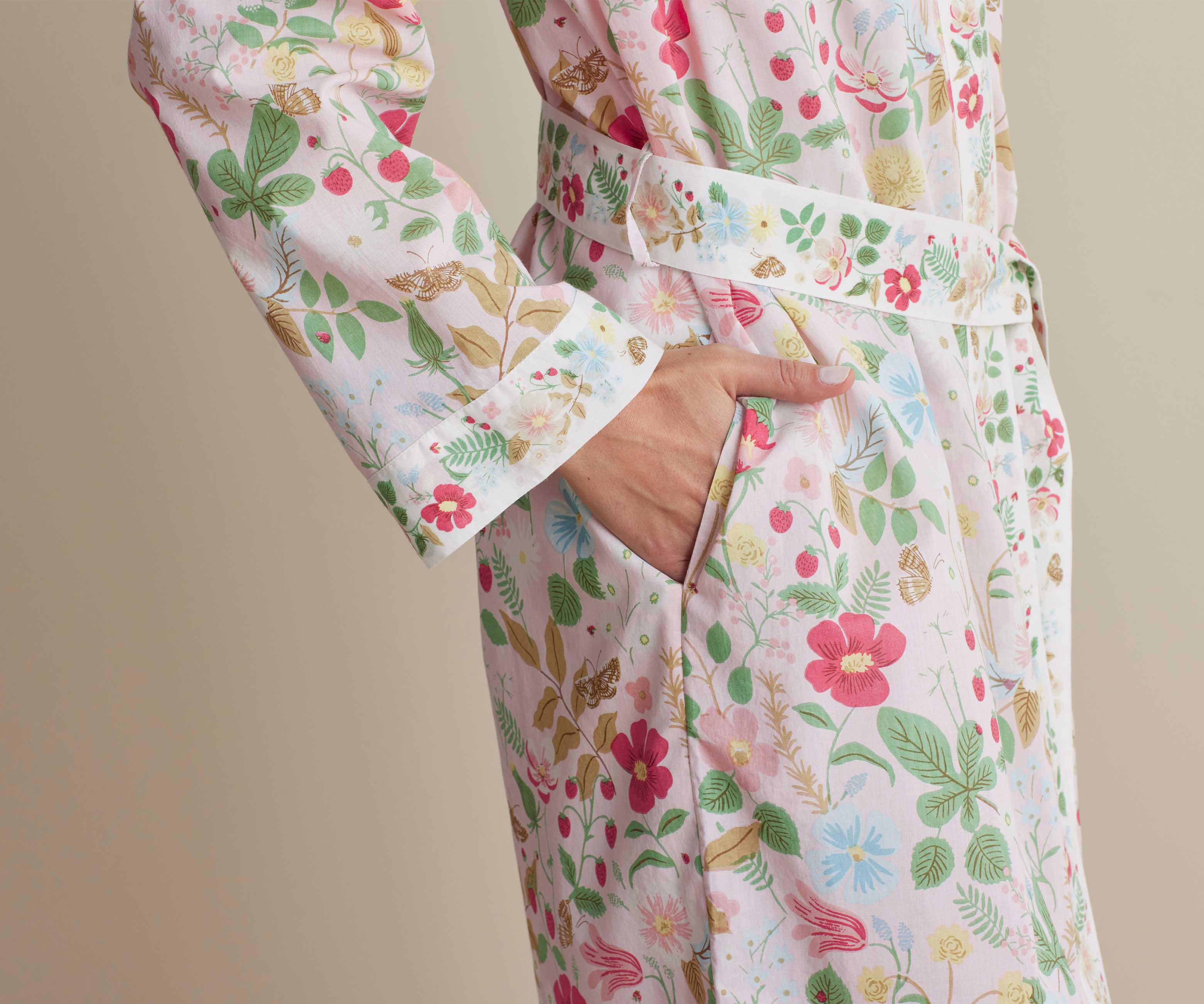 Voile Robe - Strawberry Fields